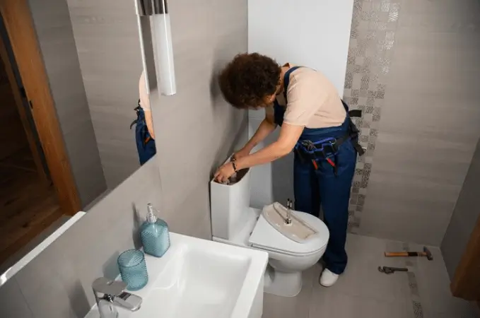 Установка унитаза и раковины в Алматы